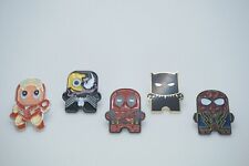 Peccy Amazon Employee Superheroes Lot of 5 Pins *NEW* Marvel Characters picture