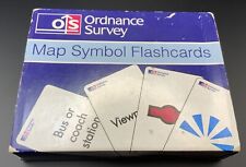 Vintage Rare Ordnance Survey Playing Cards Double Case Box picture