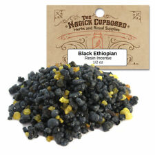Black Ethiopian Resin Incense 1/2 oz Package Pure Loose Granular Incense picture