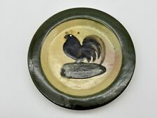 Antique P.A.W. Czechoslovakia Paul Wramitzky 1920s Moravian Rooster Plate 4.75” picture
