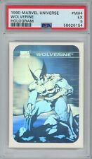 1990 Marvel Universe Hologram MH4 Wolverine  PSA 5 picture