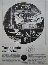4/1967 PUB LTV AEROSPACE A-7 CORSAIR II LANCE SCOUT M561 RANGE GOAT FRENCH AD picture