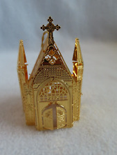 Grand Cathedral 2003 Danbury Mint 23KT Annual Gold Electroplate Ornament picture