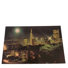 Postcard The Romance of San Francisco Night Life California Chrome Unposted picture