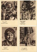 SPACE, RUSSIA, U.S.A 9 Vintage Postcards 1965 (L3695) picture