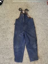 WWII US Navy Fur Lined Blue Deck Overalls Medium Contract 10204 picture