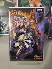 MARY JANE & BLACK CAT # 1 MARVEL COMICS 2022 J SCOTT CAMPBELL COVER A VARIANT picture