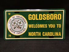 Vintage 1979 Goldsboro NC License Plate Goldsboro Welcomes You To North Carolina picture