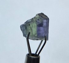 AA Fine Pleochoric Natural Tanzanite  Crystal Rough Gemstone 3.6 Carats Bi Color picture