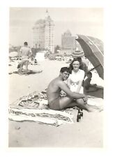 1940s-1950s Villa Riviera Long Beach LA Beach Day Friends Pin Up Vintage Photo picture
