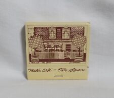 Vintage Heck's Cafe Restaurant Matchbook Woodmere Ohio City Advertising Full picture