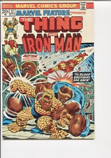MARVEL FEATURE 12 VF STARLIN THANOS 1973 picture