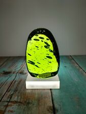 Andara Crystal Polished Green Yellow Bubble 1257gr with base for Decoration picture