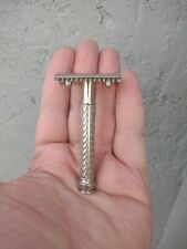 Vintage Open Comb Safety Razor British Made Fancy Handle picture