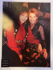 2000 Vintage Magazine Illustration Country Singers Loretta Lynn & Patty Loveless picture