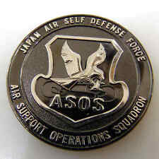 JAPAN AIR SELF DEFENSE FORCE AIR SUPPORT OPERATIONS SQUADRON ASOS CHALLENGE COIN picture