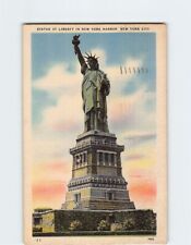 Postcard Statue of Liberty New York Harbor New York City New York USA picture