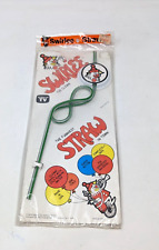Vintage 1979-  Swirlee The Clown Straw in Package  - RARE - NEW picture
