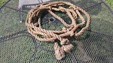 vintage 1 inch knotted barn, nautical rope 30 ft picture