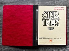STAR TREK Script The Motion Picture Original Movie Shooting July 19 1979 Kirk picture