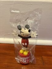 Vintage Walt Disney Mickey Mouse Push Up Puppet Collapsible Wood Toy Collectible picture