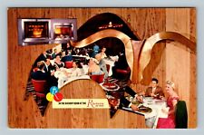 Las Vegas NV, Hickory Room Restaurant at Riviera Hotel, 1960's Vintage Postcard picture