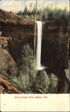 Silver Creek Falls Salem Oregon waterfall ~ 1907 J M SEARS Portland OR picture