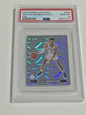 2023-24 Victor Wembanyama Foil Holo RC #465 PSA 10 Spurs / inter Stickers Sandwiches picture
