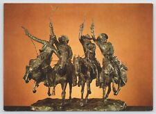 State View~Frederic Remington Bronze Sculpture~In Museum~Continental Postcard picture