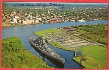 Postcard Wilmington NC U.S.S. North Carolina Battleship picture