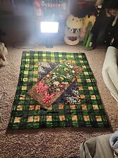 Antique Chase Vintage Carriage Sleigh Buggy Lap Blanket lap robe 4.5 Ft X 5Ft picture
