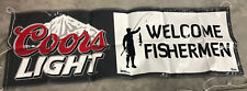 🐟 Coors Light Welcome Fisherman 2x6ft - Brand New 🍻 picture