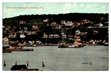 1909 View from Hummock, Harbor Views, Tiverton, RI Postcard picture