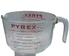 Vintage Pyrex 564 Measuring Cup Bowl 2 Quarts 64 Ounces 8 Cups 2 Liters Red Font picture