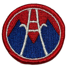 Original Post WWII 50's U.S. 2nd LOGISTICAL COMMAND MERROW EDGE FULL COLOR PATCH picture
