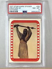 1977 Topps Star Wars Sticker #39 Creature Of Tatooine PSA 8 NM-MT picture