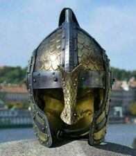 SCA LARP Armor Helmet Borgata Engraved Gifts Medieval Fantasy Helmet Christmas picture