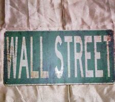 Wall Street Sign Vintage Look But NWOT picture