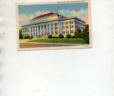1939 MUNICIPAL BUILDING OKLAHOMA CITY, OK POSTCARD picture