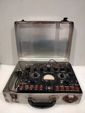 Vintage Central Radio And Television Schools Radio Tube Tester In Metal Case picture