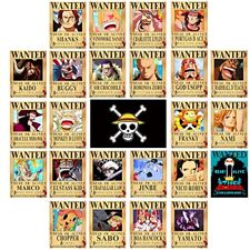 25PCS Anime [OP] Wanted Posters 30×21cm, New Bounty Edition, Straw Hat Pirate... picture