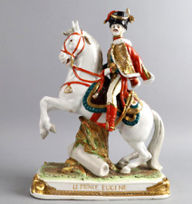 Scheibe alsbach marked German porcelain Napoleon le prince eugene statue rare picture