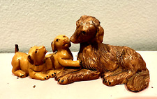 Fontanini Roman Retriever-style Dog Family puppy #51538 2003 All Creatures 3.5