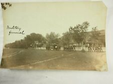 Military Funeral Fort Apache, Arizona circa 1890's B&W Photo 4.25 x 6.5 Rare picture