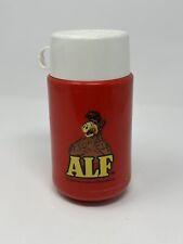 Vintage 1987 ALF  Red Thermos White Cap USA Made Complete with Stopper picture