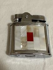 Vintage K&B Mother Of Pearl Pocket Lighter Working Condition picture