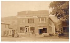 RPPC Cincinnatus NY Bank Building Corning and Haskins Postcard c.1910 picture