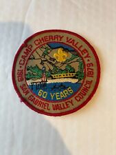 CAMP CHERRY VALLEY BSA * 1979 GABRIEL VALLEY COUNCIL 60th picture
