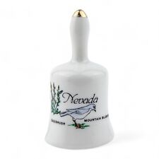 Nevada Miniature Bell State Travel Souvenir Collectible Porcelain 2