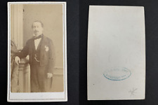 Vintage Napoleon III Albumen Print, CDV. 1865 Albumin Print 6.5x10.5   picture